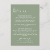 Elegant Sage Green Boho Modern Wedding Details