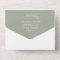 Elegant Sage Green Calligraphy Script Wedding