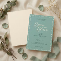 Elegant Sage Green Wedding Minimalist