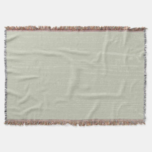 Elegant Sage Green Wood Grain  Throw Blanket