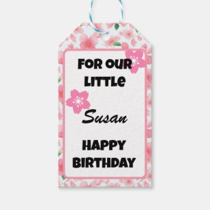 Elegant Sakura Blossoms Gift Tags