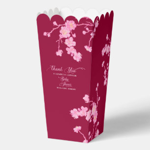 Elegant Sakura Cherry Blossoms Baby Shower Favor B Favour Box