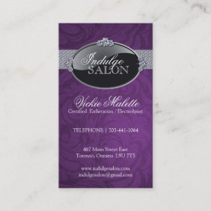 Elegant Salon and Spa Business Cards