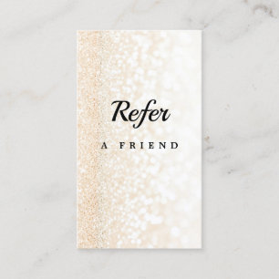 Elegant Salon & Spa Referral Card