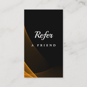 Elegant Salon & Spa Referral Card