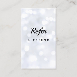 Elegant Salon & Spa Referral Card