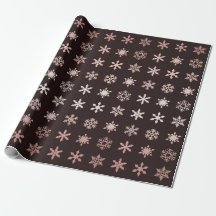 Elegant sangria black Snowflakes patterned
