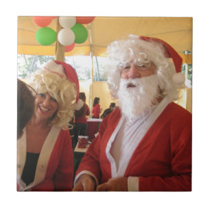 Elegant Santa Collection. Ceramic Tile