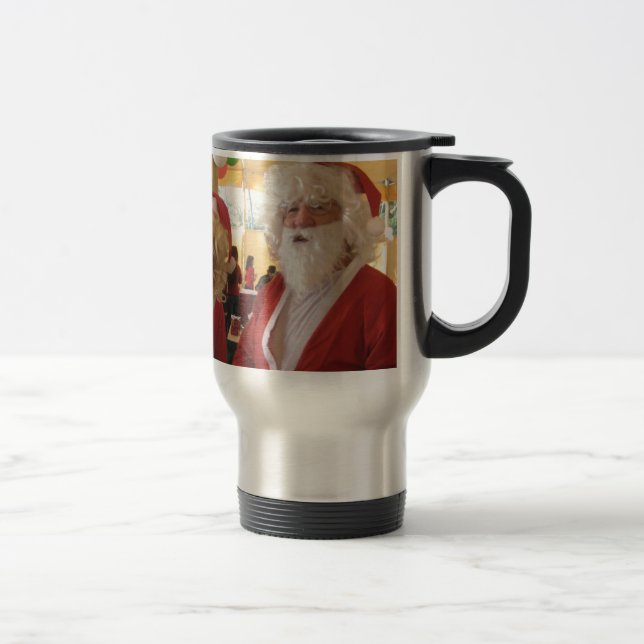 Elegant Santa Collection. Travel Mug (Right)