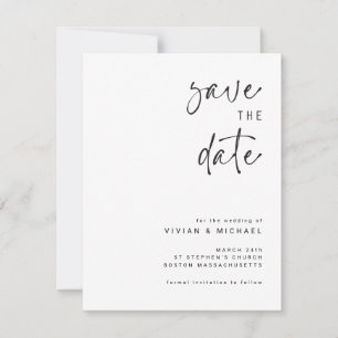 Elegant Save the Date Announcement Template
