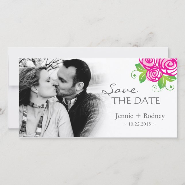 Elegant Save The Date Invitation (Front)
