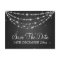 Elegant Save The Date Sparkling Chain Black