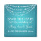Elegant Save The Date Sparkling Chain Blue