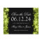 Elegant Save The Date Sparkling Lights Lime Black