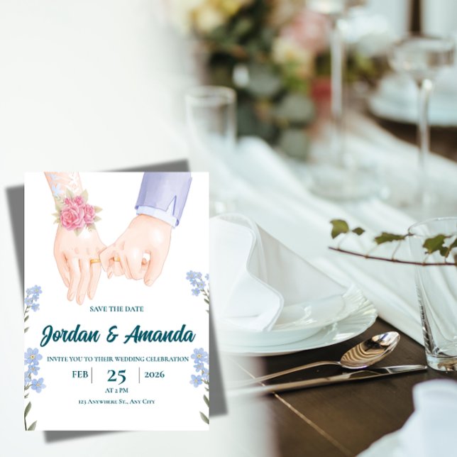 Elegant Save the Date Wedding Invitation (Creator Uploaded)