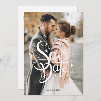 Elegant Save the Date Wedding Invite