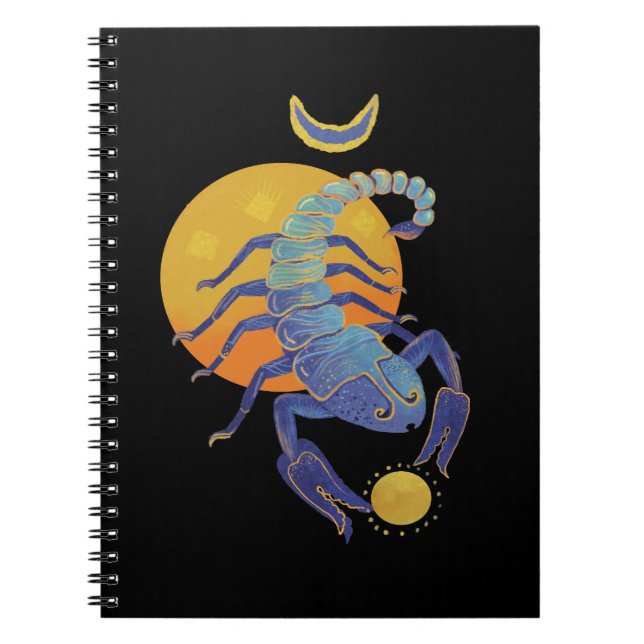  elegant scorpion notebook (Front)