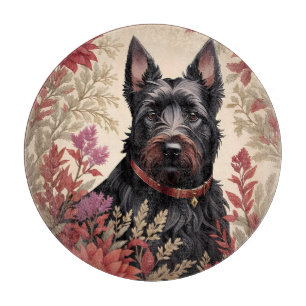 Elegant Scottish Terrier Dog Portrait Cutting Board