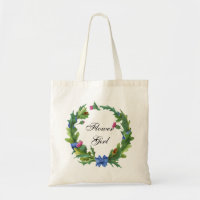 Elegant Scottish Thistle Floral Flower Girl