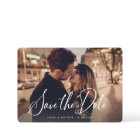 Elegant Script and Black | Two Photo and QR Code