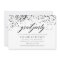Elegant Script Black Confetti Graduation Party
