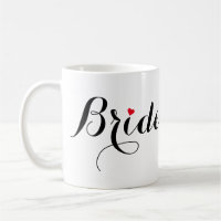 Elegant Script Bride Bridal Shower Wedding Party