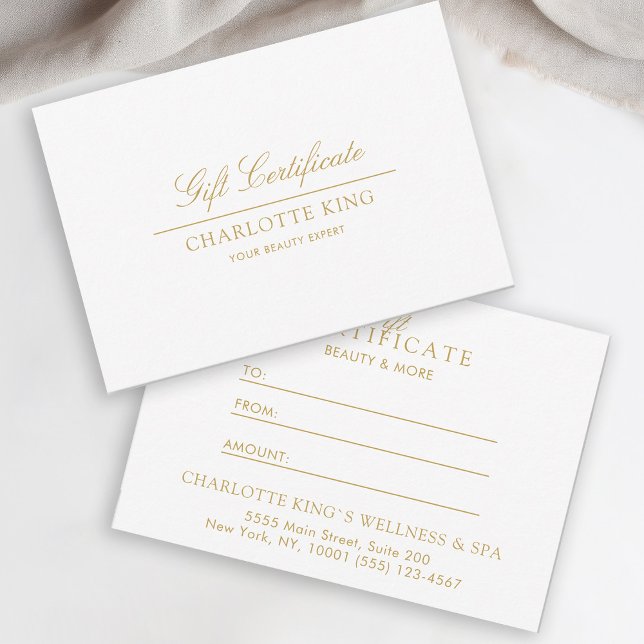 Elegant Script | Business Gift Certificate (Creator Uploaded)
