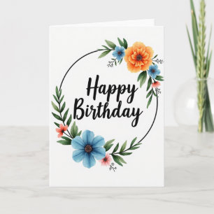 Elegant Script Celebration Card