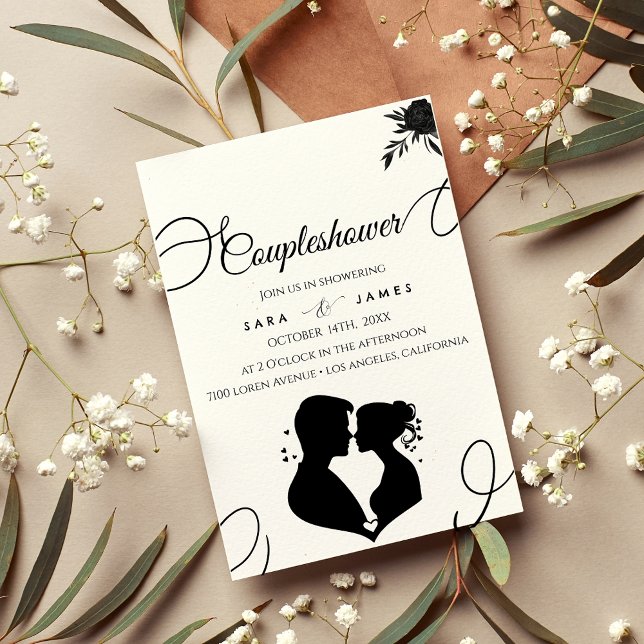  Elegant Script Couples Bridal Shower  Invitation (Creator Uploaded)