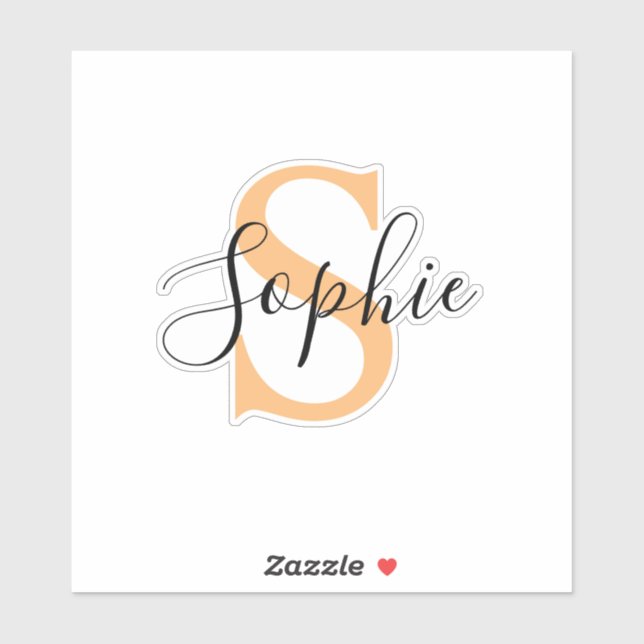 Elegant Script Custom Name Personalised Gift (Sheet)