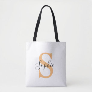 Elegant Script Custom Name Personalised Gift Tote Bag