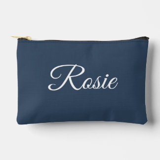 Elegant Script Custom Name Personalized Gift Accessory Pouch