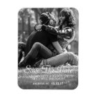 Elegant Script | Custom Photo Save the Date Magnet