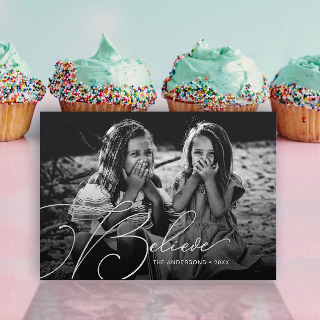 Elegant Script Font Typography Believe Holiday (Creator Uploaded)