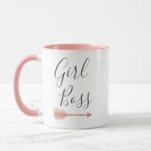 Elegant Script Girl Boss  Mug