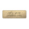 Elegant Script Gold Wedding Return Address