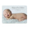 Elegant Script Grey Baby Multi Photo Birth