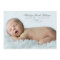 Elegant Script Grey Baby Multi Photo Birth