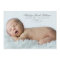 Elegant Script Grey Baby Multi Photo Birth