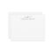Elegant Script Monogram Modern Swash Stationery