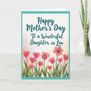 Elegant Script Mother Card