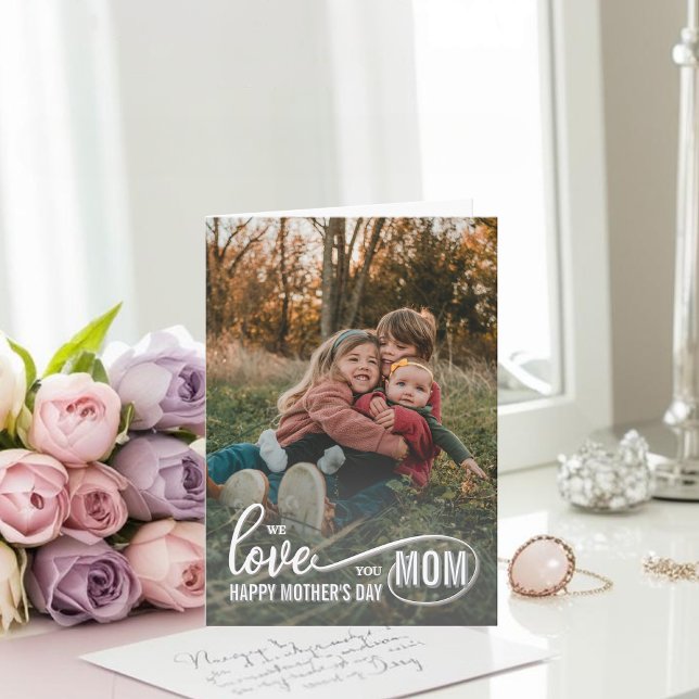 Elegant Script Mother’s Day Photo Card (Creator Uploaded)