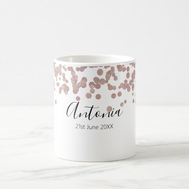 Elegant Script Name Birthday  Coffee Mug (Center)