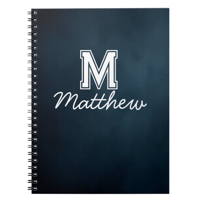 Elegant Script Name Notebook  (Front)