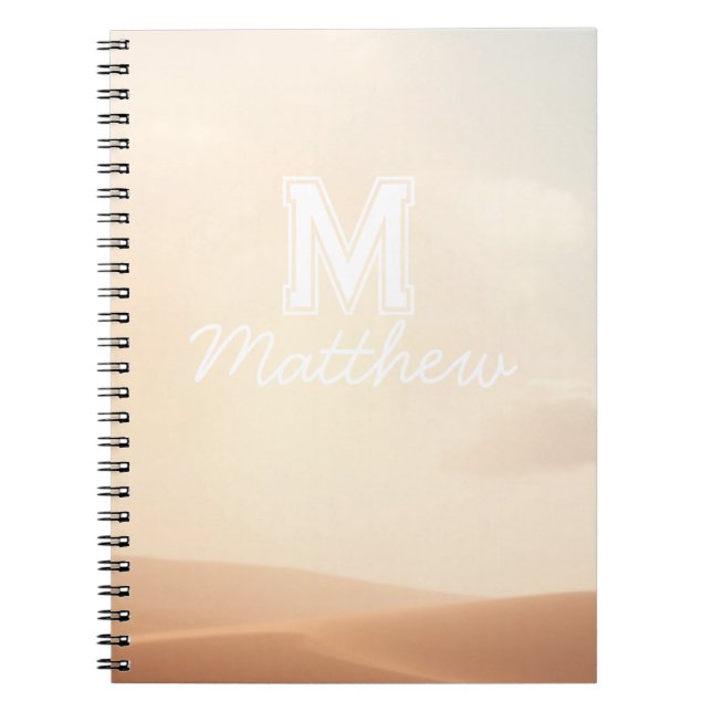 Elegant Script Name Notebook  (Front)