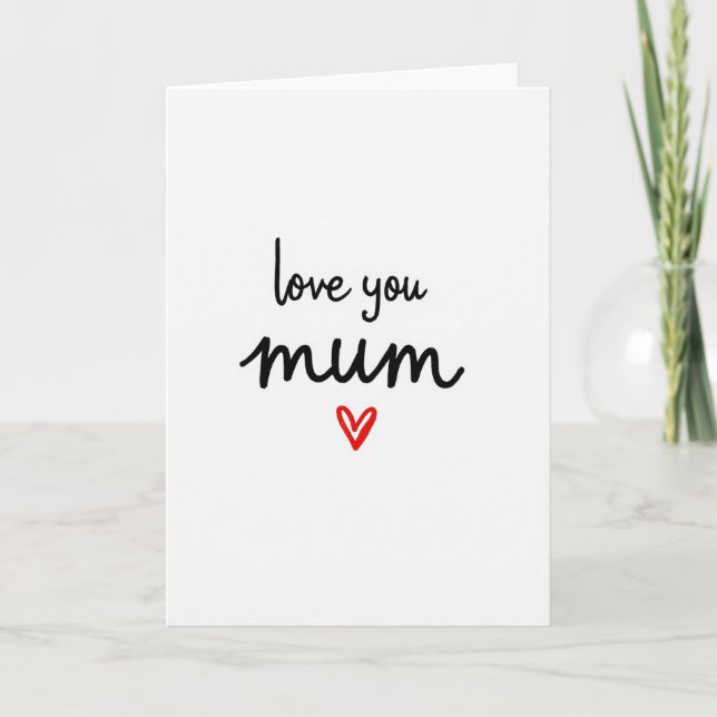 Elegant Script Pattern Card (Front)