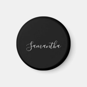 Elegant Script Personalised Name  Magnet