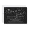 Elegant Script Rehearsal Dinner Invitation Black