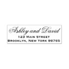 Elegant Script Return Address Self-Inking Stamp