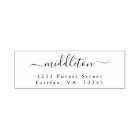 Elegant Script Return Address